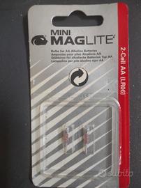 set lampadine ricambio torcia maglite mini