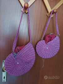  2 borse ( misure differenti) forma nautilus 