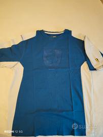 t-shirt Ferrari blu