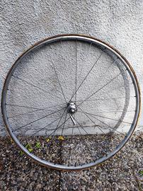 Coppia ruote bici corsa vintage mozzo Campagnolo