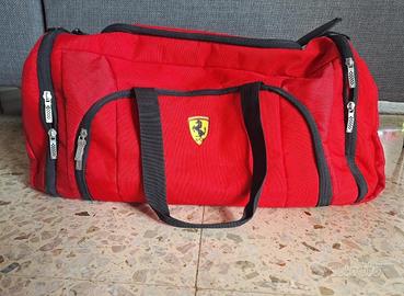 Borsone rosso scuderia Ferrari originale 65x30x38