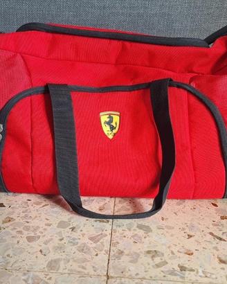Borsone rosso scuderia Ferrari originale 65x30x38