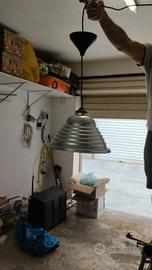 lampadario in acciaio