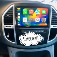 Car tablet 10 pollici android 13 carplay per vito