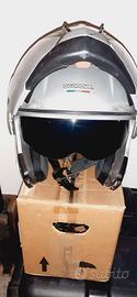Casco moto con visiera sole