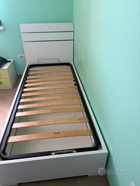 letto singolo a contenitore