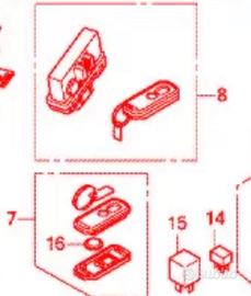 Kit centralina telecomando sh 125/150  2017/2020