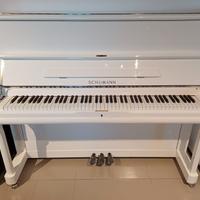 Pianoforte verticale SCHUMANN mod. 120 bianco