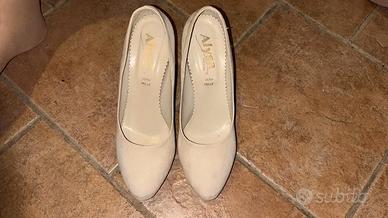 Decolletè avorio Alysa