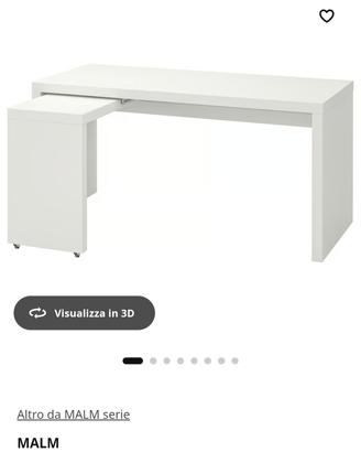 Scrivania Malm Ikea NERA