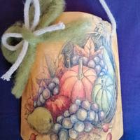 coppo decorato "autunno"