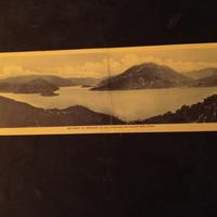 CARTOLINA  POSTALE  DOPPIA  (1930's)  LAGO DI COMO
