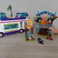 Lego friends camper e casa sull'albero