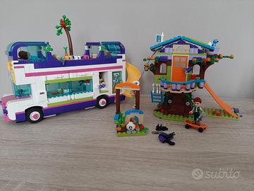 Lego friends camper e casa sull'albero