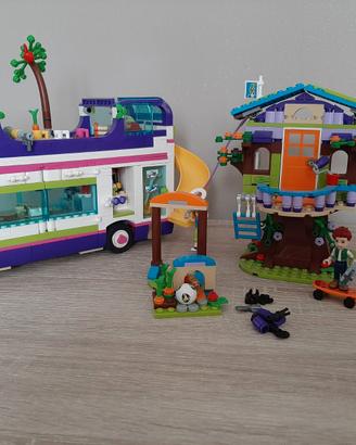 Lego friends camper e casa sull'albero