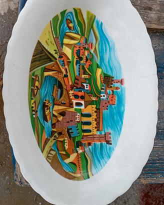vassoio plastica anni 70