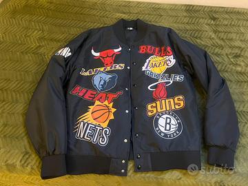Bomber nero  imbottito NBA BASKET