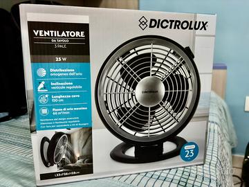 Ventilatore da tavolo Dictrolux 23cm — NUOVO