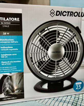 Ventilatore da tavolo Dictrolux 23cm — NUOVO