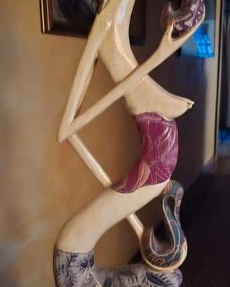 SCULTURA LEGNO ETNICO