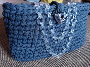 Borsa artigianale in fettuccia