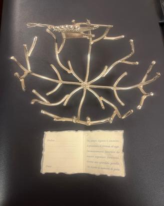 Elegante portagioielli in argento -produzione ita