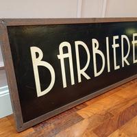 antica insegna BARBIERE