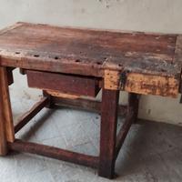 tavolo da falegname antico