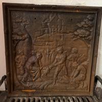 Lastra in ghisa per camino