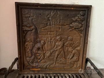 Lastra in ghisa per camino