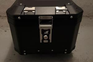 Bauletto 44lt alluminio nero Moto Guzzi V85TT