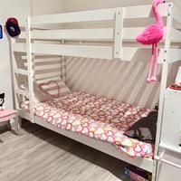 Letto a castello completo di materassi