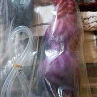 Dildo con nodo e pompetta