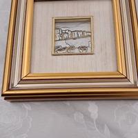 Quadretto in argento 925 con punzone