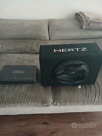  amplificatore e swoboofer per auto 