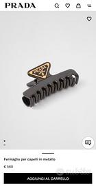 Fermaglio per capelli in metallo