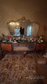 Consolle antiquariato con  Specchiera