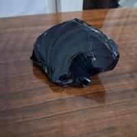 Ossidiana nera naturale