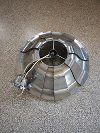 lampadario martinelli acciaio 