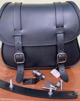 Borsa Ends Cuoio per Indian Scout bobber