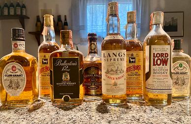 Whisky vintage, Chivas, Ballantines, Glen Grant