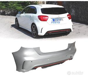 PARAURTI POSTERIORE MERCEDES CLASSE A W176 LOOK AM