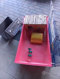 gabbietta ciniglio+ trasportino 