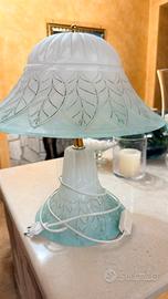 Lampada da tavolo in vetro