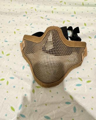 Maschera protettiva viso softair