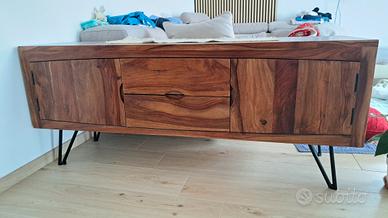 mobile soggiorno porta tv in legno