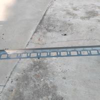 profilo in alluminio per posa piastrelle con sgocc