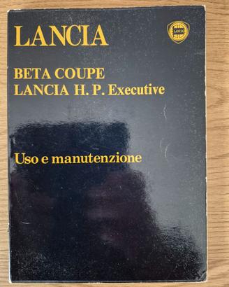 Lancia Beta Coupe H.P.Executive manuale
