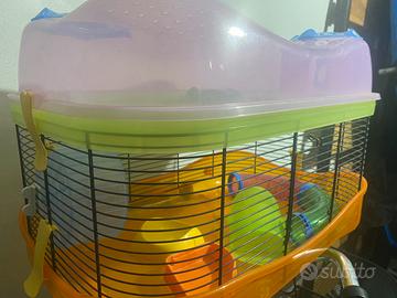 Gabbia criceto piu accessori