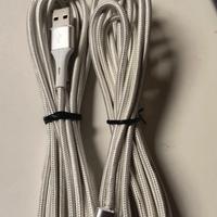 N.2 Cavi di ricarica Iphone, da USB-A a Lightning